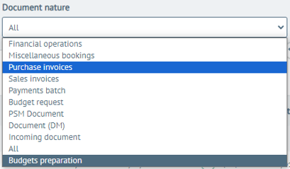 Approbation - document types