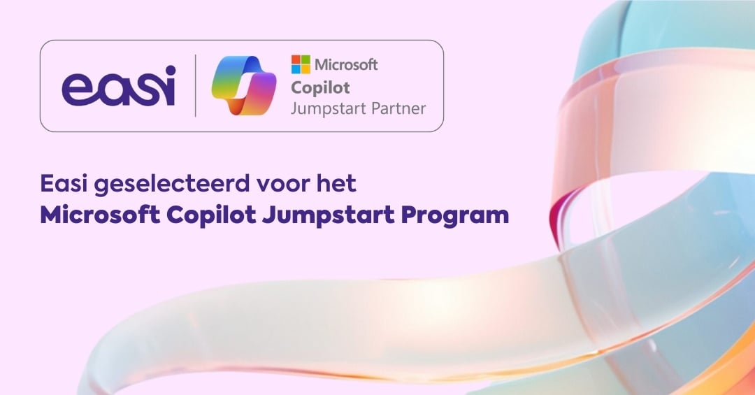 Easi geselecteerd voor het Microsoft Copilot Jumpstart Program