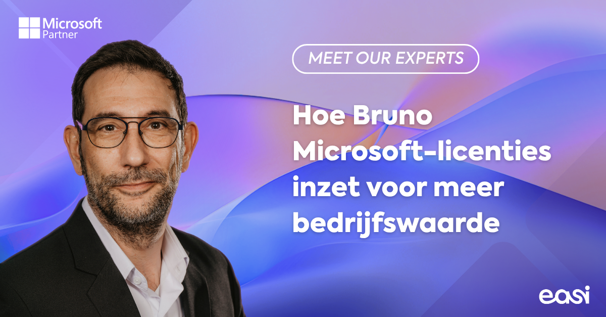 Maak kennis met onze experten:&nbsp;Hoe Bruno Microsoft-licenties inzet voor meer bedrijfswaarde