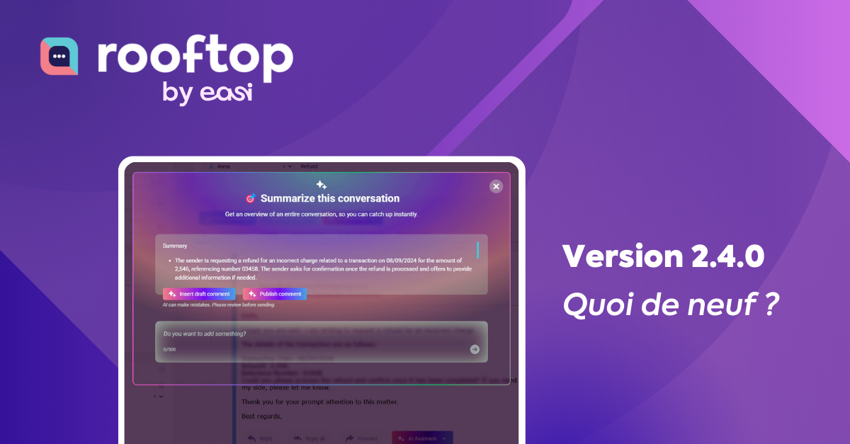 Rooftop V2.4.0 Quoi de neuf?