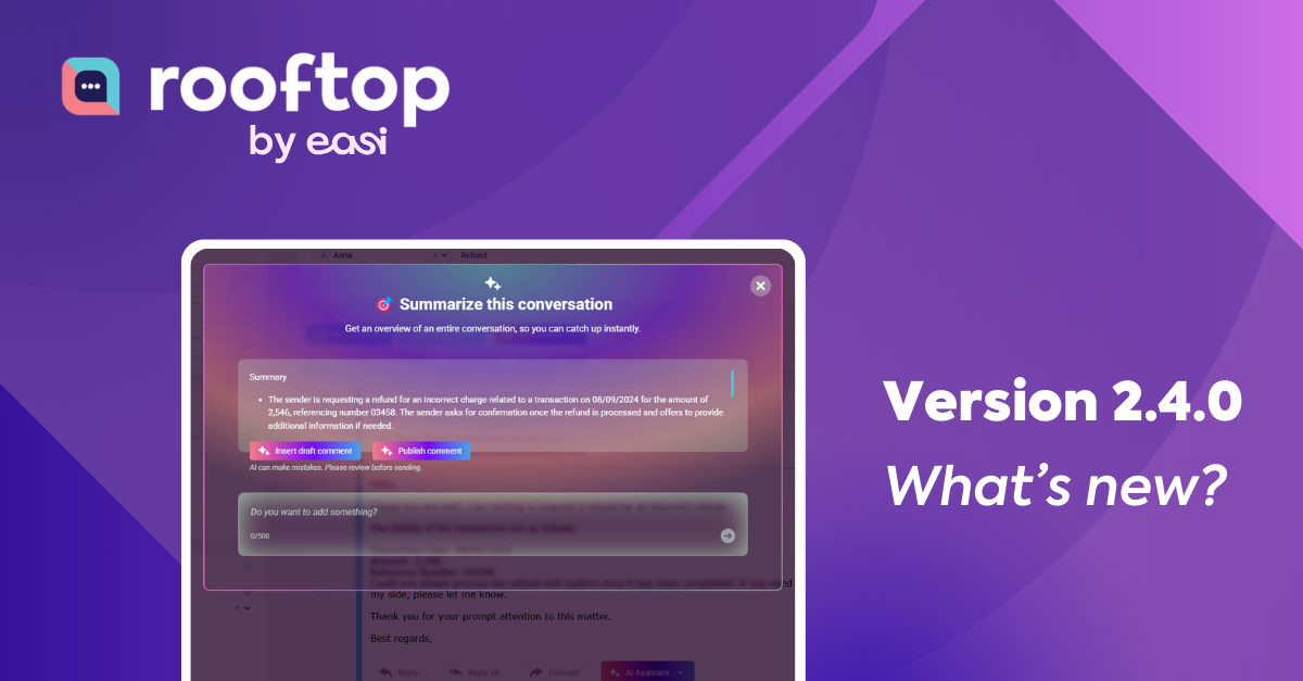 Rooftop V2.4.0 What's new?