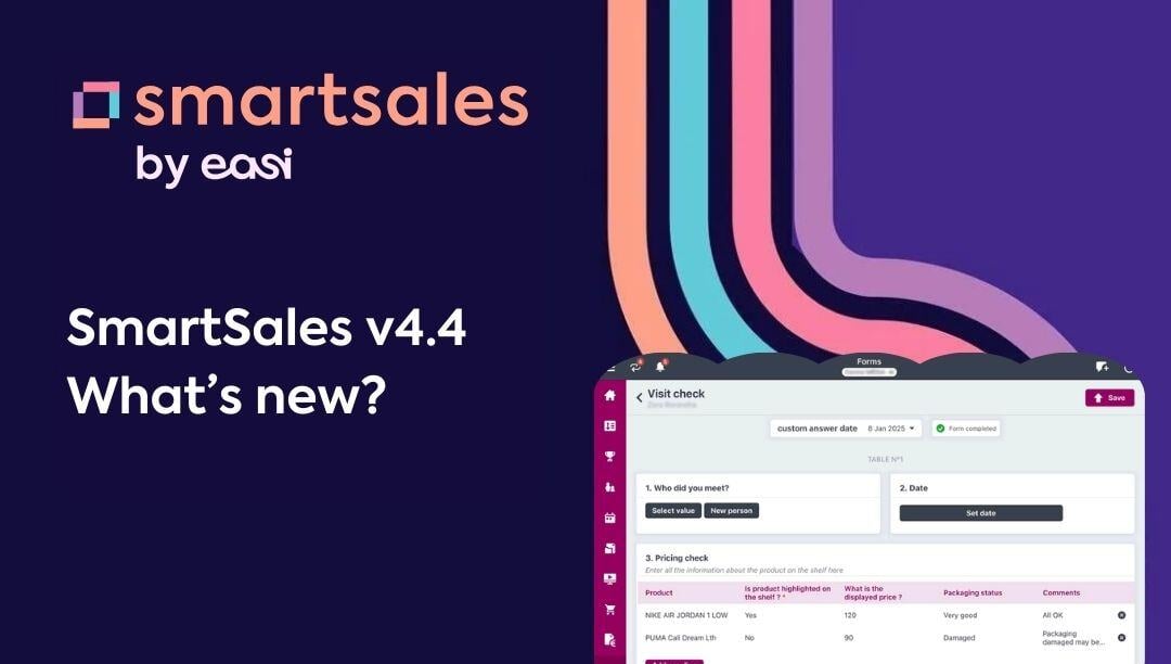 SmartSales V4.4: What's new?