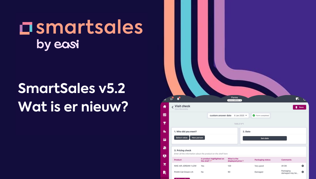 SmartSales v5.2: wat is er nieuw?